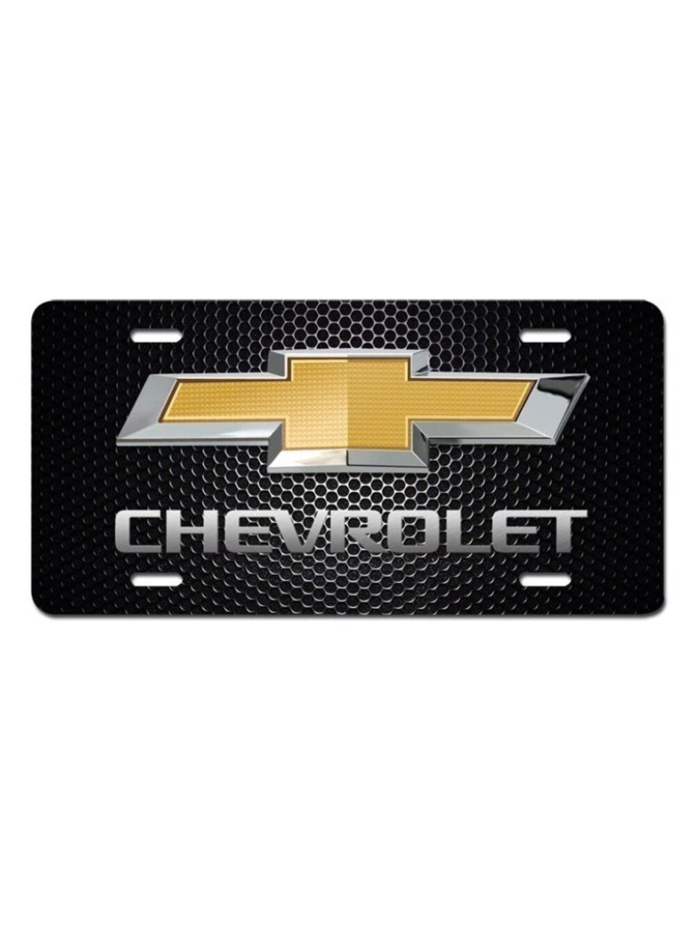 Black Chevrolet Tahoe Silverado Vehicle License Plate Art Novelty Car Auto Tag